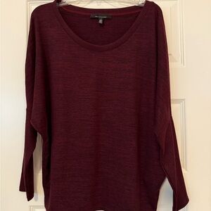 White House Black Market Deep Red Sweater